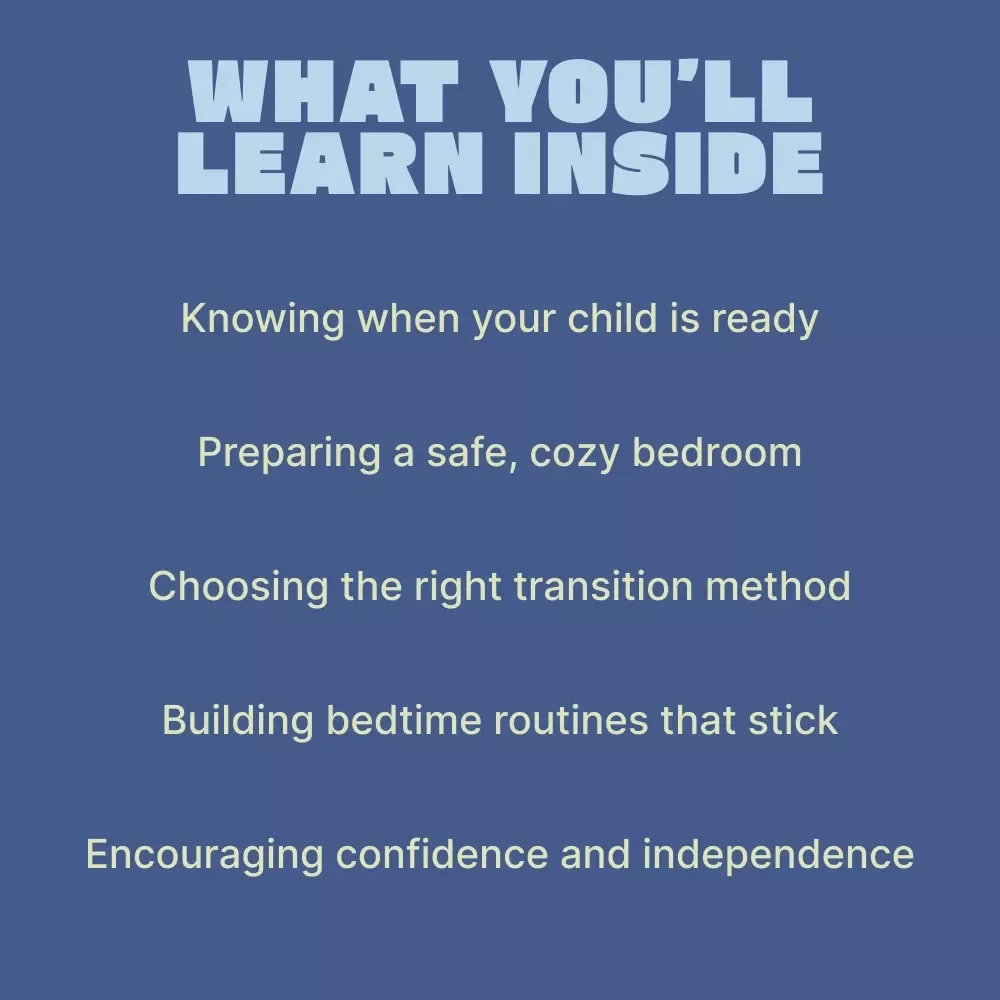 Smooth Crib-to-Bed Transition | Parent-Approved Guide with transition from crib to bed tips for Toddlers & Preschoolers