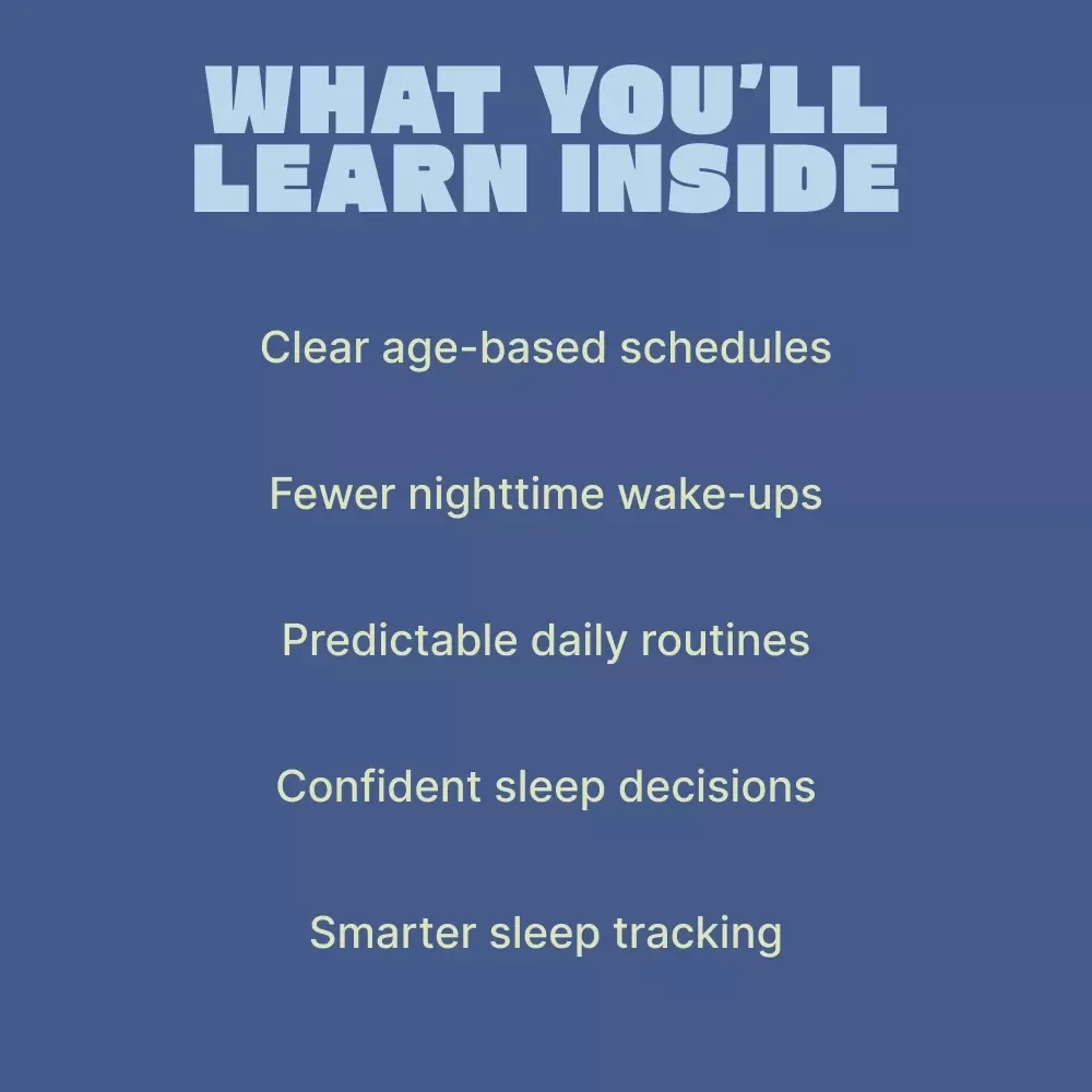 The Ultimate Baby Sleep Schedule Guide – Baby Sleep Schedule by Age | Newborn to Toddler Sleep Routines