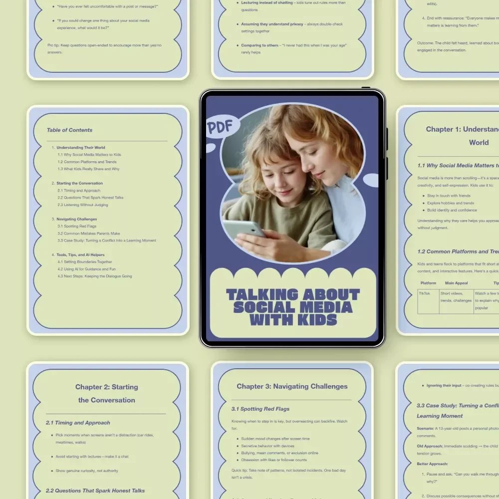 Talking About Social Media with Kids – A Practical Parent Guide on how to talk about social media with kids