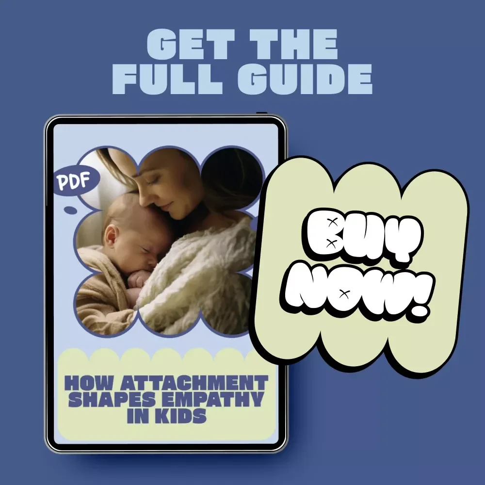 How Attachment Shapes Empathy in Kids | Ebook Guide Explaining how attachment affects empathy in kids | Parenting & Emotional Development Resource