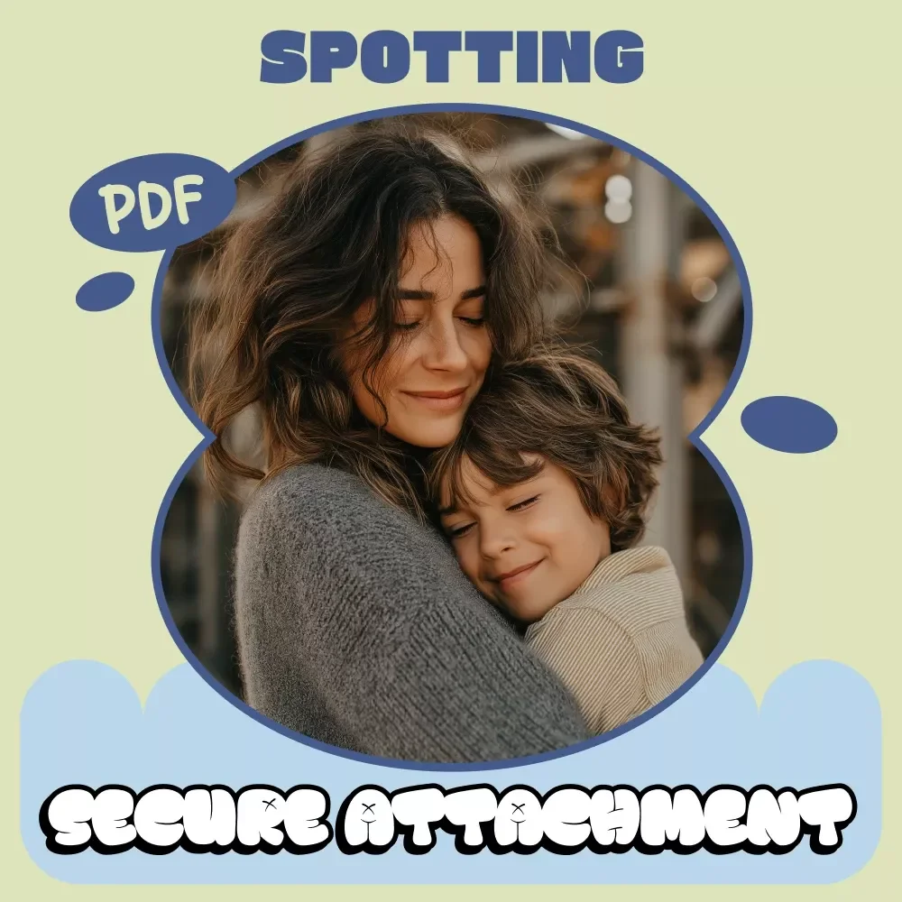 Spotting Secure Attachment in Kids | Practical Parenting Guide to Understanding What Secure Attachment Looks Like in Kids | Digital Download