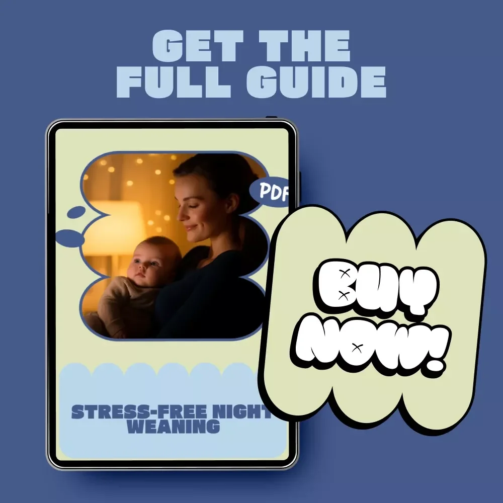 Stress-Free Night Weaning – Gentle Baby Sleep Guide, Night Feed Reduction eBook, Calm Bedtime Routine Checklist for Parents