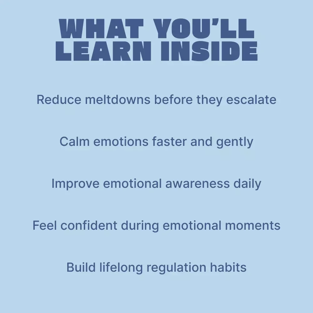 Practical Emotional Regulation Tips for Kids | Calm Big Feelings Guide | Kids Emotional Regulation Tips Ebook for Parents & Caregivers