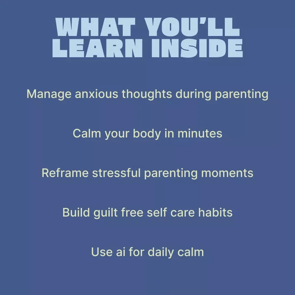 Tools to Tame Anxiety and Find Calm – A Practical eBook for Parents | Parenting Anxiety Coping Tools Guide