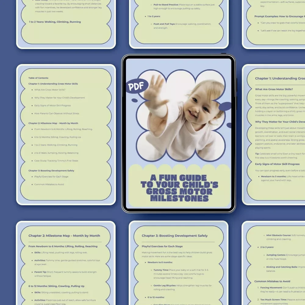 A Fun Guide to Your Child’s Gross Motor Milestones | Play-Based Development Guide for Confident Parents