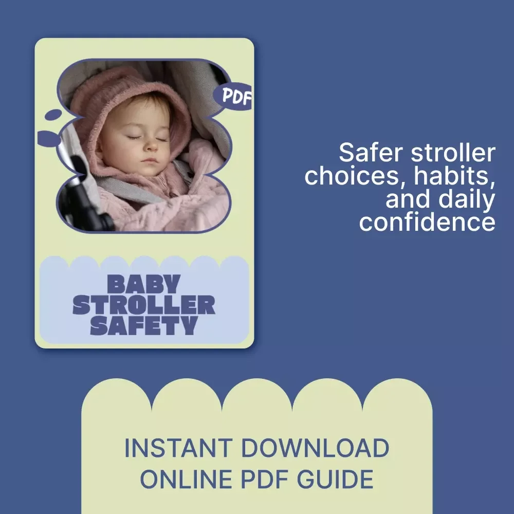 Baby Stroller Safety Guide – Essential Baby Stroller Safety Tips for New & Expecting Parents | Digital Download