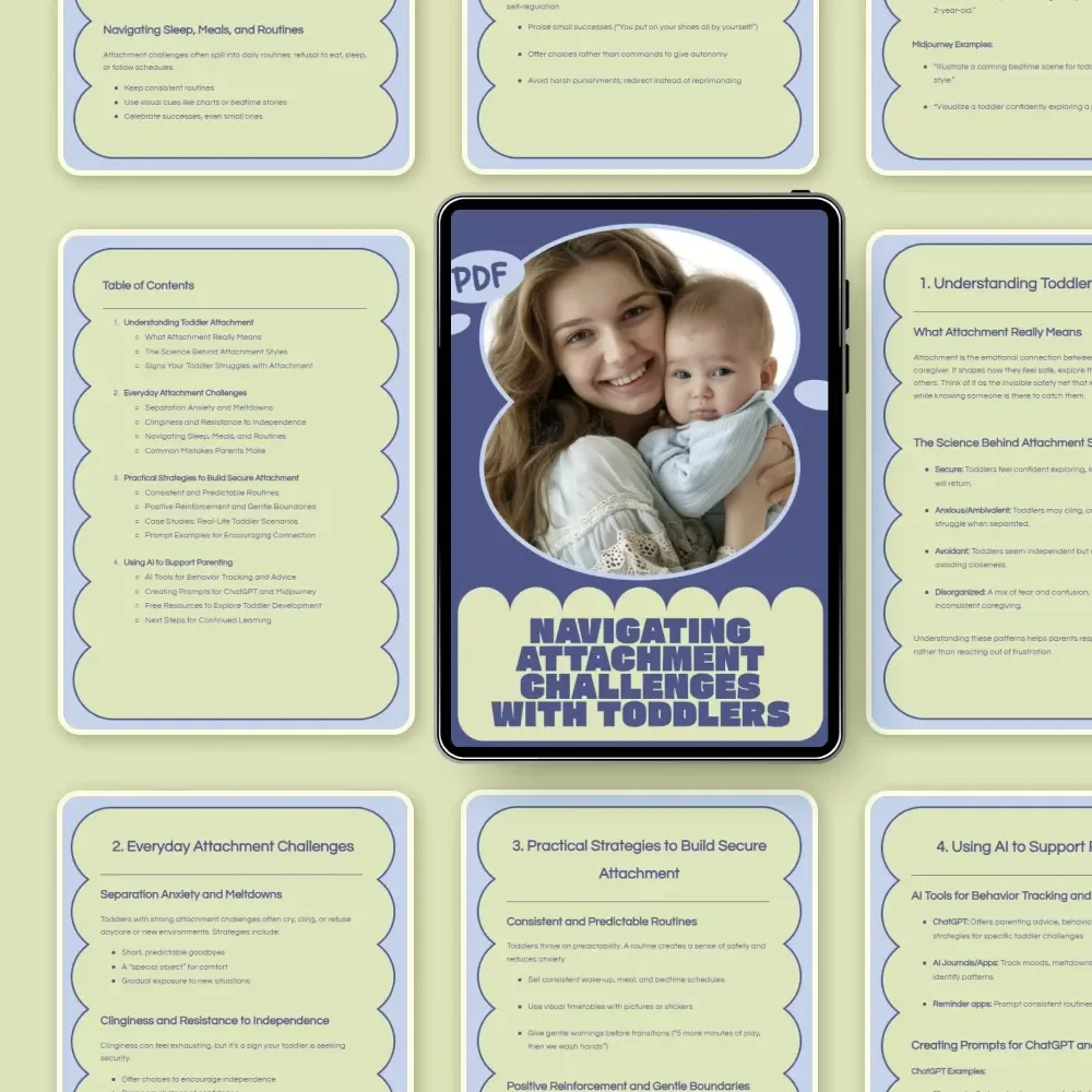 Navigating Attachment Challenges with Toddlers | Practical Parenting Guide for Understanding & Overcoming Attachment Challenges with Toddlers