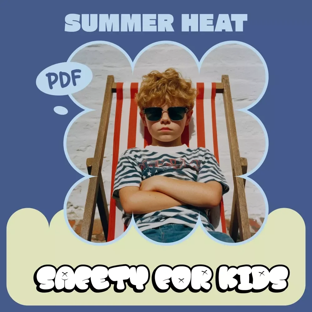 Summer Heat Safety for Kids | Parent-Friendly eBook with Practical Summer Heat Safety Tips for Kids, Hydration, Sun Protection & Outdoor Play Guidance
