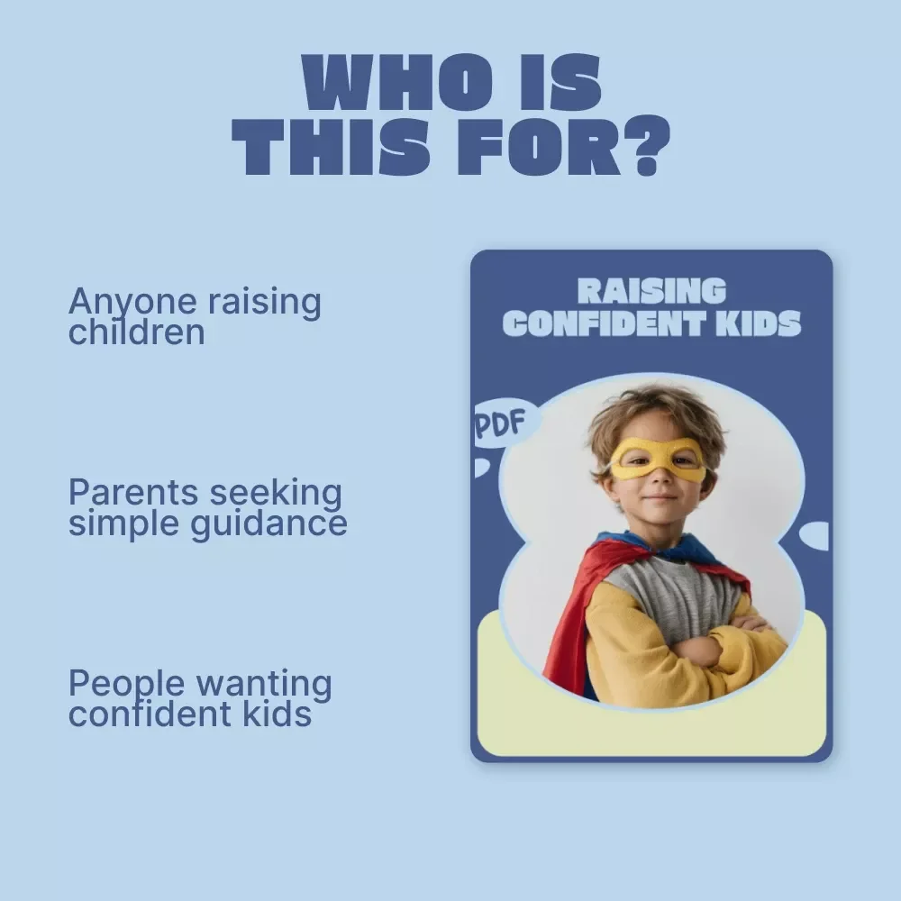 Raising Confident Kids – A Practical Ebook Guide for Parents | how to raise confident kids with Proven Strategies, Emotional Skills & Everyday Confidence Builders