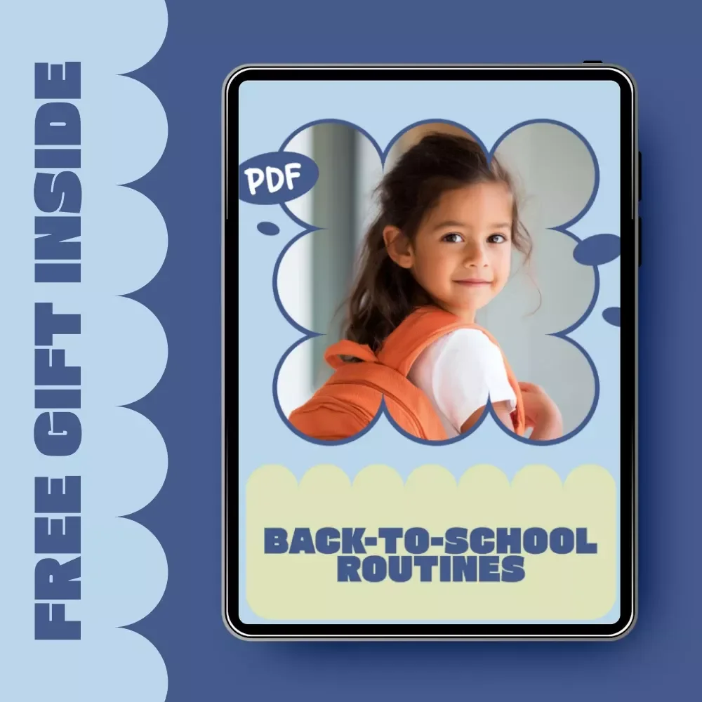 Back-to-School Routines | Back to School Routine eBook for Kids & Parents | Daily Schedules, Morning & Bedtime Checklists, Homework Systems