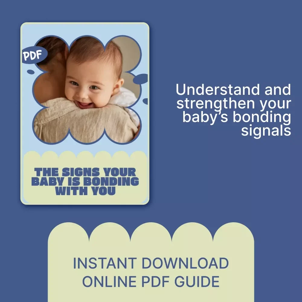 The Signs Your Baby Is Bonding With You – Baby Bonding Signs Guide, Parent Infant Attachment eBook, New Parent Emotional Connection Checklist