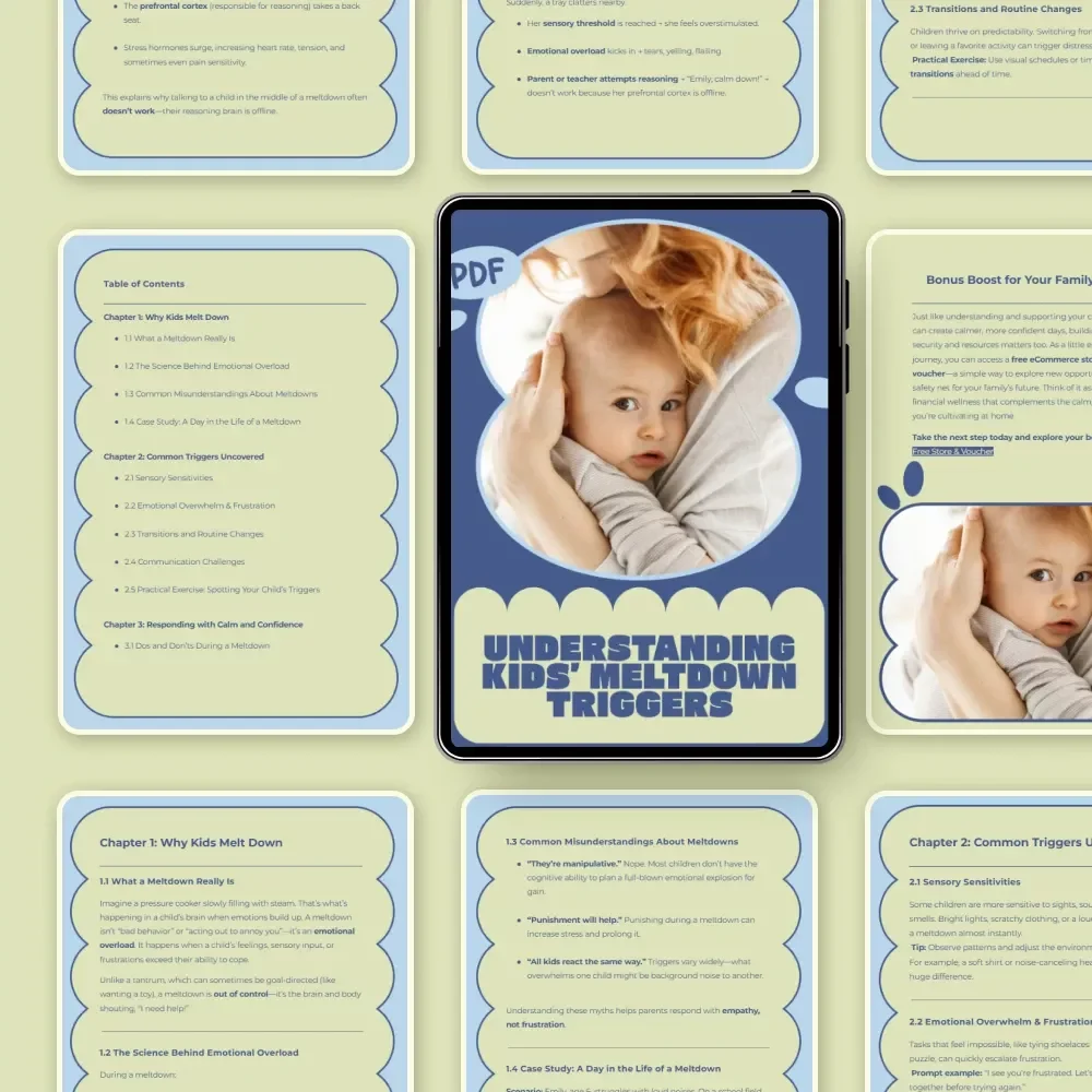 Understanding Kids’ Meltdown Triggers – A Practical Parenting Guide | kids meltdown triggers explained for Calm, Confident Responses