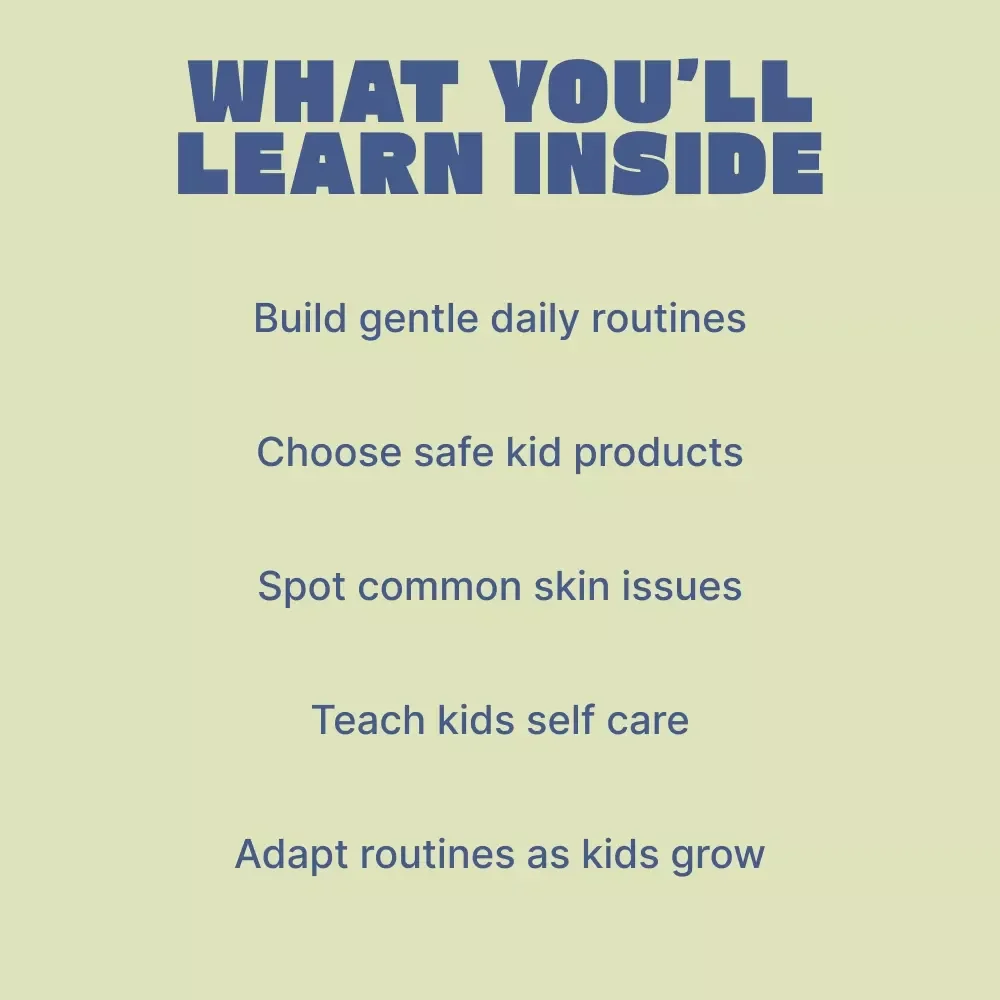 A Simple Guide to Healthy Skin Care Basics – Kid-Friendly Skincare Ebook for Parents | Healthy Skin Care Basics for Kids