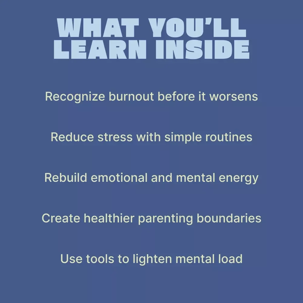 Coping with Parental Burnout | Practical eBook for Parents | Self-Care, Support Systems & Coping with Parental Burnout Guide