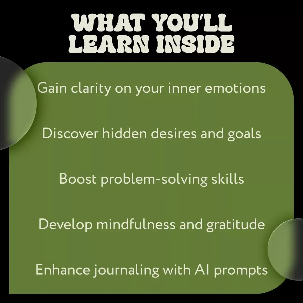 A Journey Through Journaling Prompts | Emotional Clarity, Self-Discovery, Creativity & Mindfulness Digital Guide
