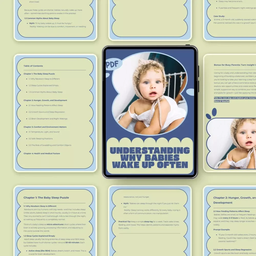 Understanding Why Babies Wake Up Often – Gentle Baby Sleep Guide eBook for Parents | Why Does Baby Wake Up Often Explained