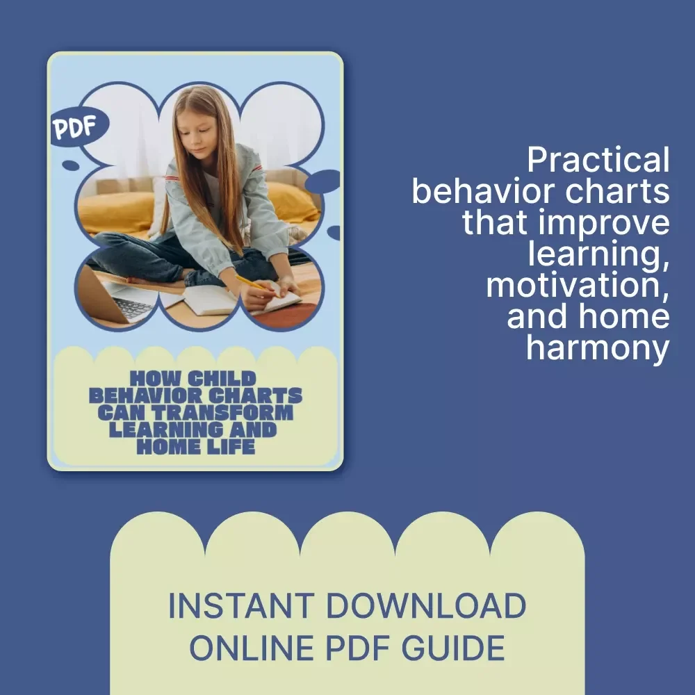 How Child Behavior Charts Can Transform Learning and Home Life | Parent & Teacher Guide to Child Behavior Charts Benefits, Positive Routines & AI Tools