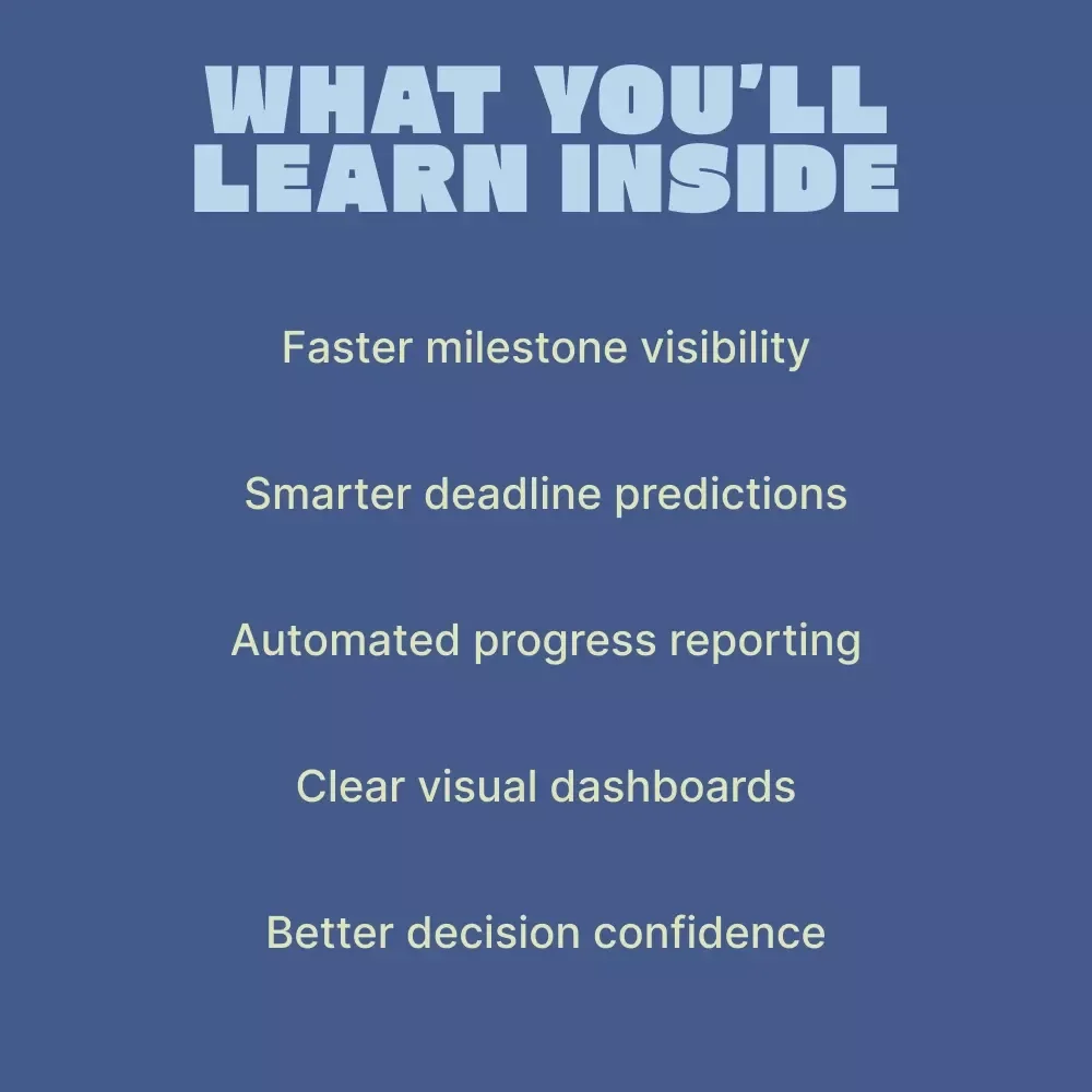 Smart Tracking for Smarter Progress | AI Tools for Milestone Tracking eBook for Productivity, Project Management & Goal Achievement