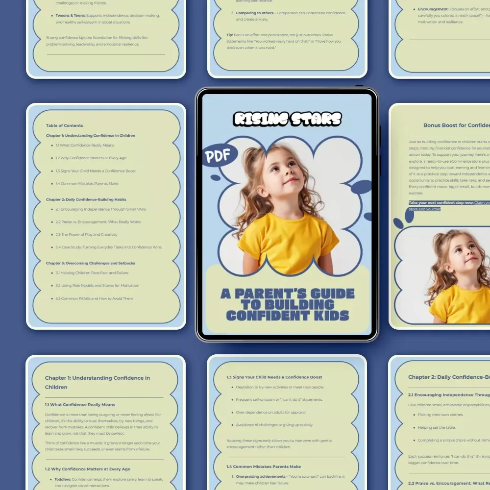 Rising Stars: A Parent’s Guide to Building Confident Kids | Practical Child Confidence Building Tips for Everyday Parenting