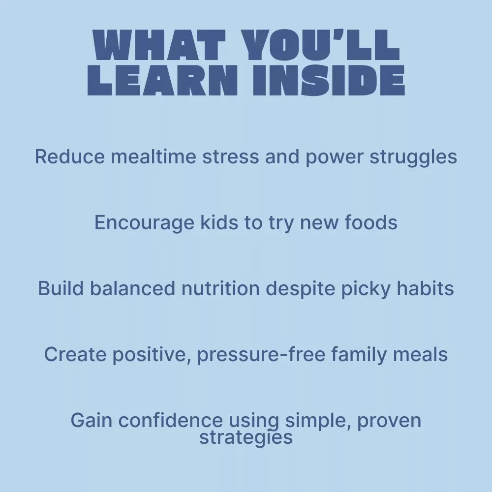Tasty Triumphs over Picky Eaters – Practical eBook Guide for Parents Wondering what to do if my kid is a picky eater | Stress-Free Mealtimes & Healthier Habits