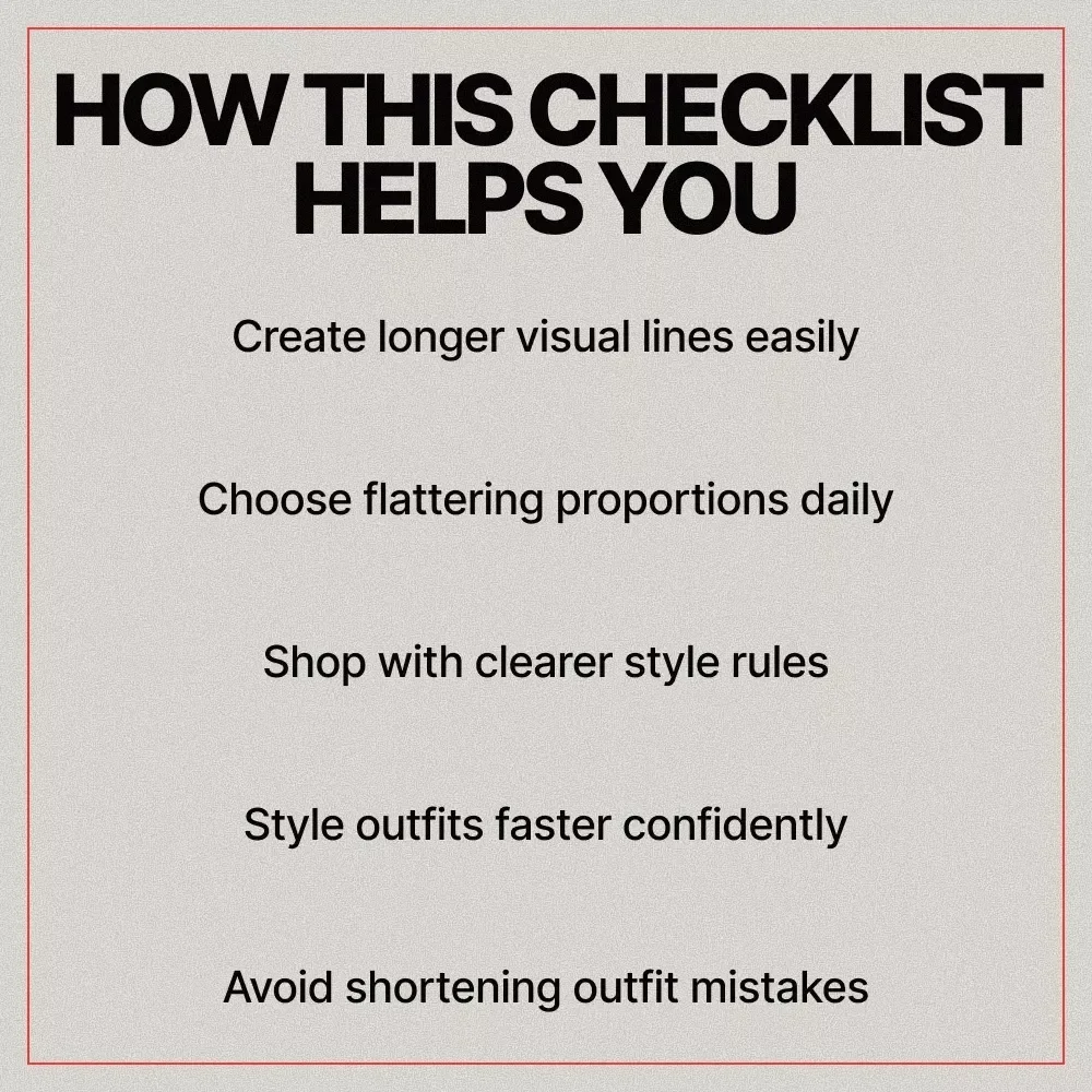Outfits That Make You Appear Taller | Style Checklist Guide – what outfits make you look taller