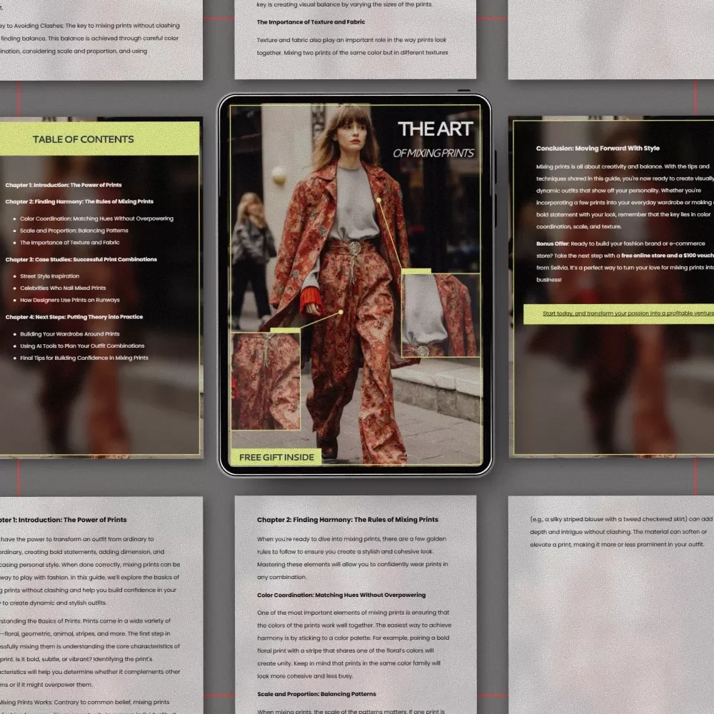 The Art of Mixing Prints – A Style Guide on How to Mix Prints Without Clashing | Fashion Confidence Digital Download