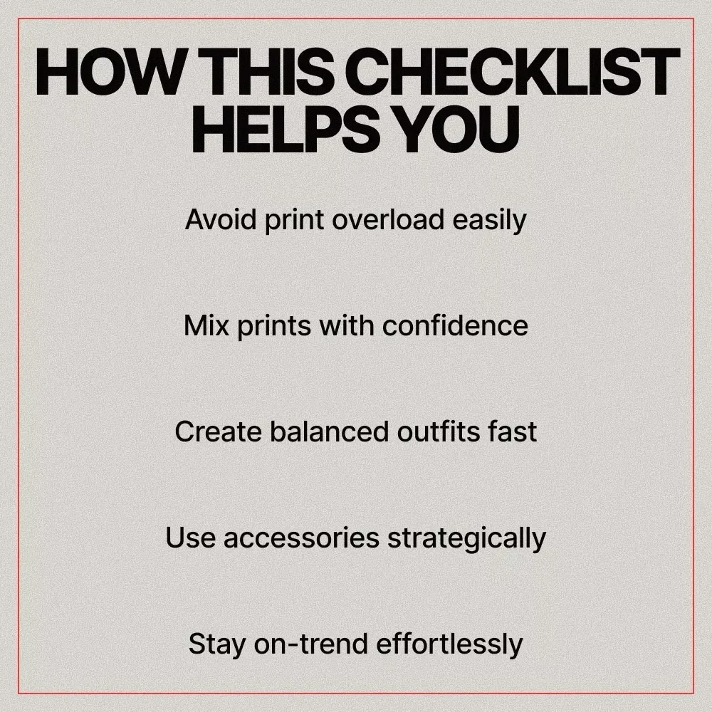 How to Add Prints Without Overdoing It – Style Checklist for Effortless Outfits | how to add prints without overdoing it