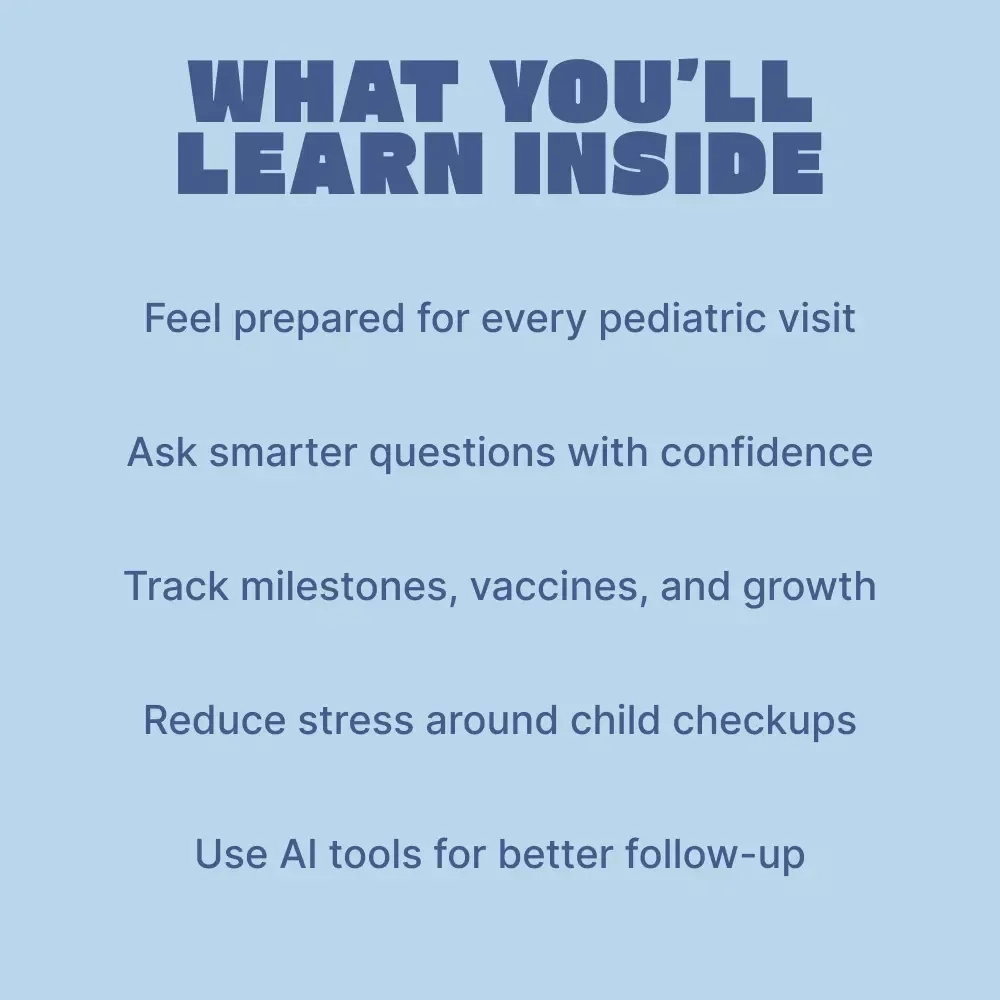 Healthy Kids and Pediatric Checkups – Parent’s Digital Guide to Pediatric Checkups, Preventive Care, and Smart Health Planning for Kids