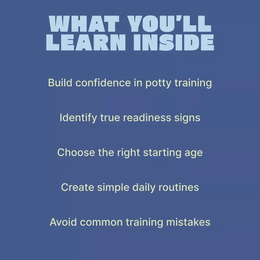 Potty Time Made Easy for Parents – Practical eBook Guide to Potty Training Age, Readiness Signs, and Stress-Free Toilet Learning
