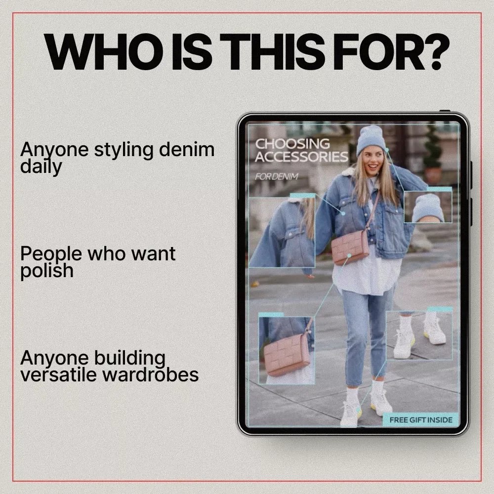 Choosing Accessories for Denim – A Practical Styling Guide Answering What Accessories Match Denim | Digital Fashion Guide & Everyday Outfit Companion