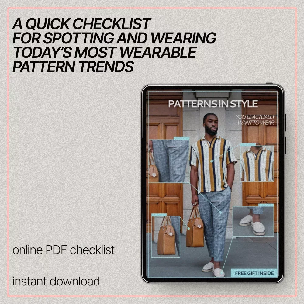 Patterns in Style You’ll Actually Want to Wear – Trendy Fashion Checklist | what patterns are trending | Printable Style Guide Digital Download