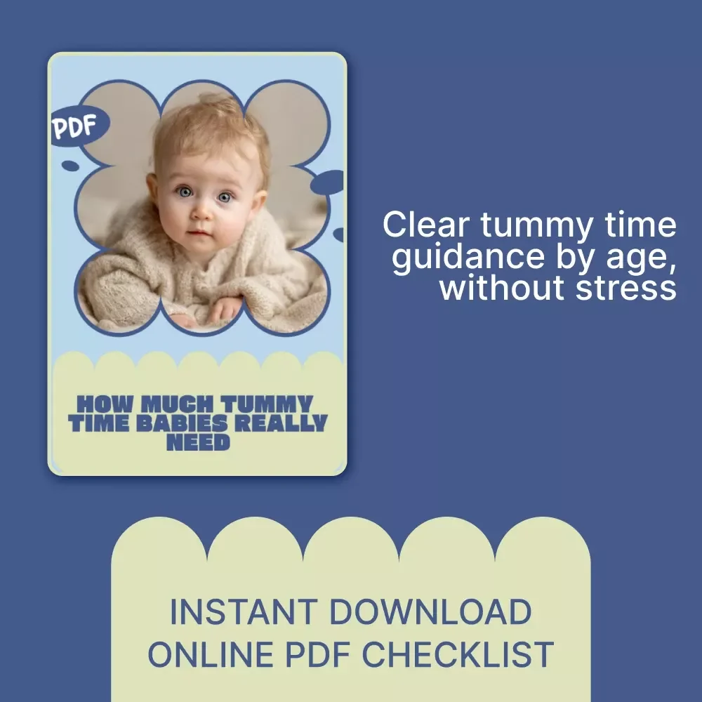 How Much Tummy Time Babies Really Need – Simple Newborn to Crawling Checklist for Confident Parents
