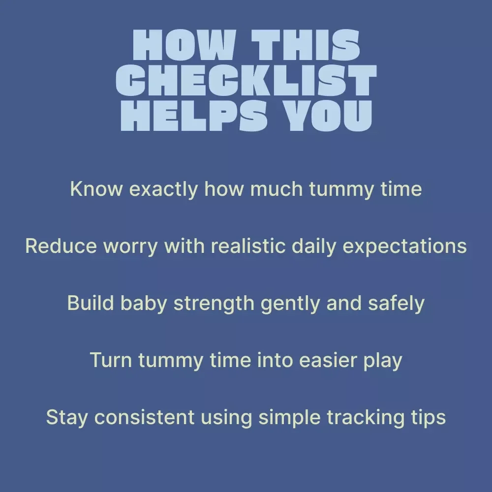 How Much Tummy Time Babies Really Need – Simple Newborn to Crawling Checklist for Confident Parents