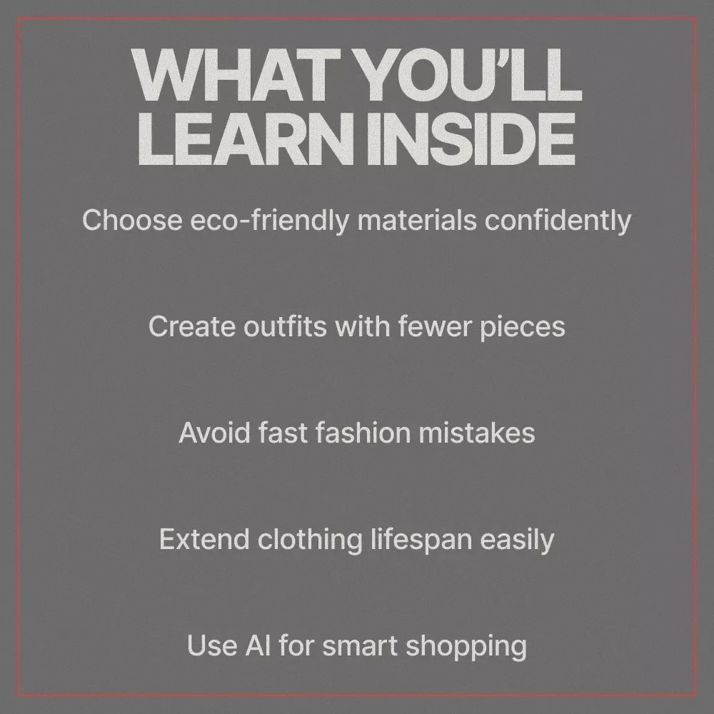Threads That Last: A Sustainable Wardrobe – Practical Guide to What Clothes Are Good for Sustainable Wardrobe, Ethical Fashion, Capsule Closet & AI Outfit Planning