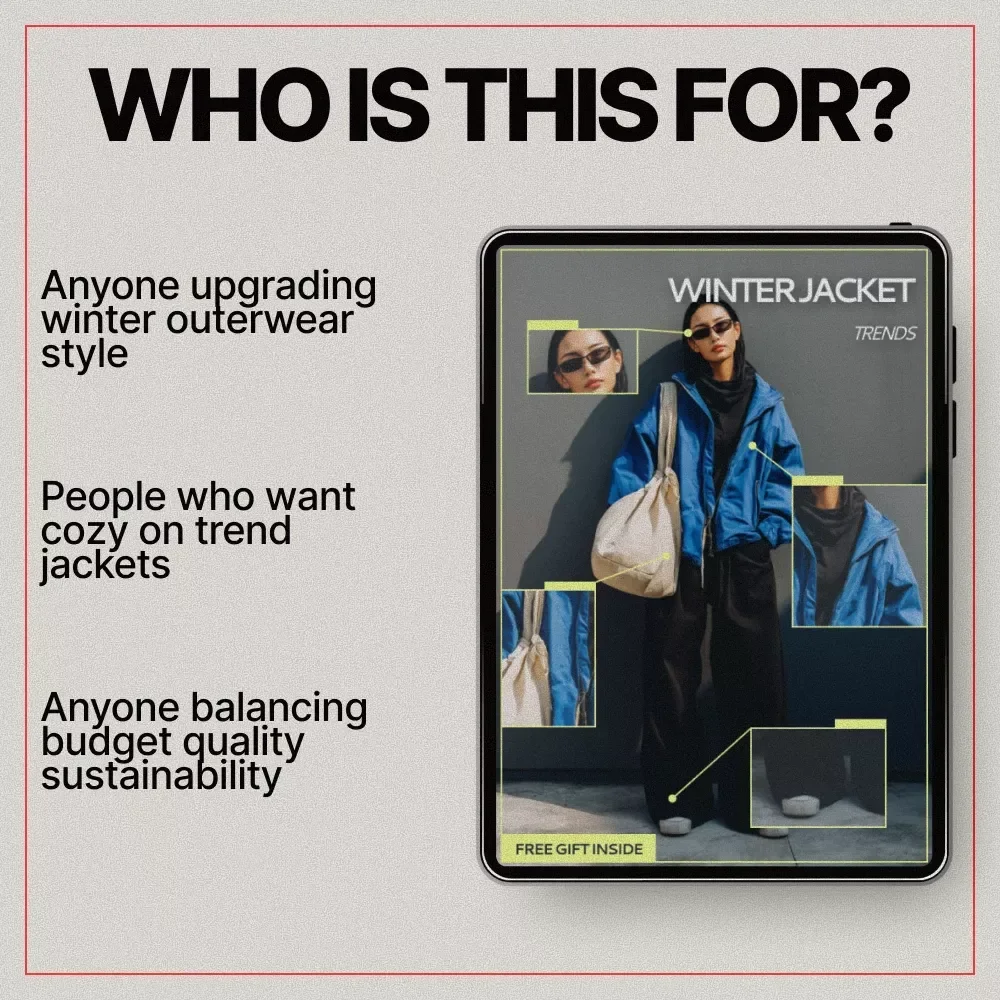 Winter Jacket Trends Checklist | Digital Download Fashion Guide | Winter Jacket Trends Style Planner & Shopping Companion