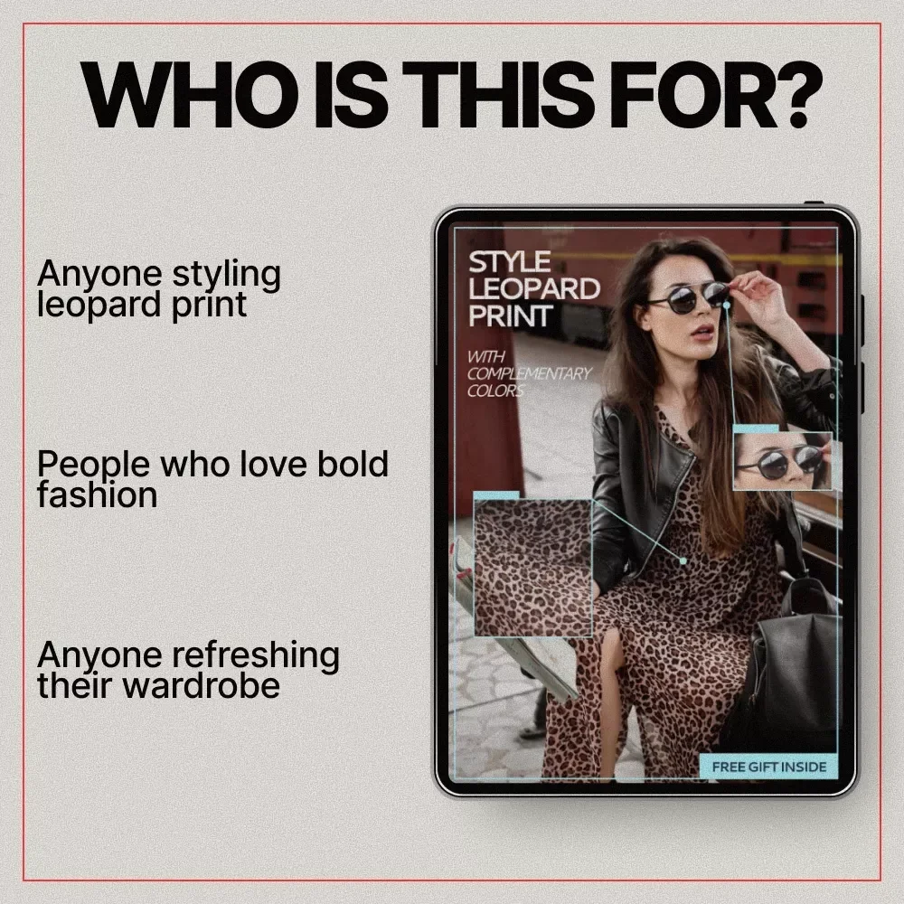 Style Leopard Print with Complementary Colors Checklist | What Colors Go With Leopard Print | Digital Fashion Guide