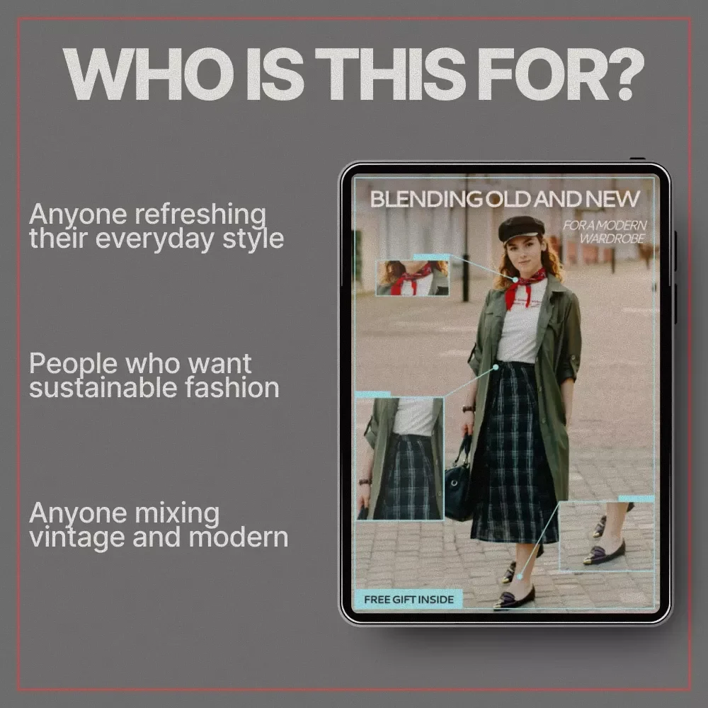 Blending Old and New for a Modern Wardrobe – Style Guide Ebook on How to Match Old and New Clothes Together