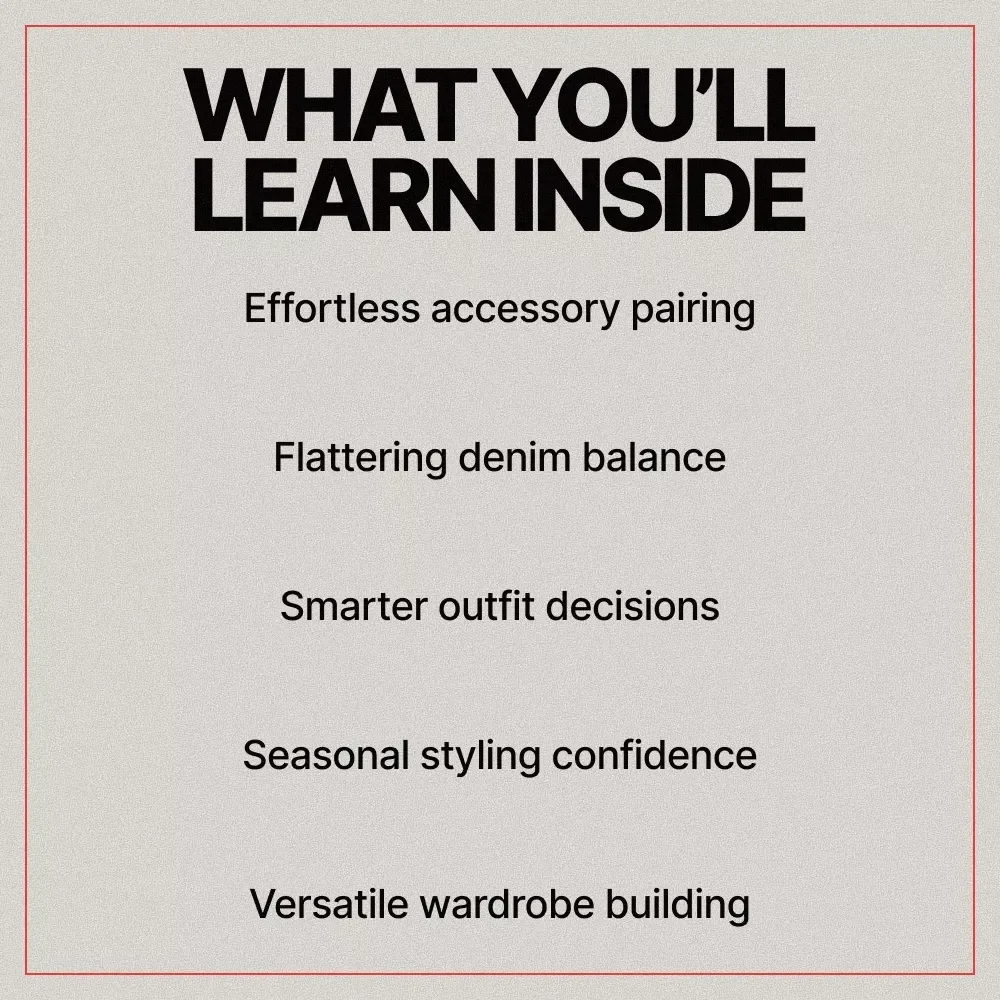 Choosing Accessories for Denim – A Practical Styling Guide Answering What Accessories Match Denim | Digital Fashion Guide & Everyday Outfit Companion