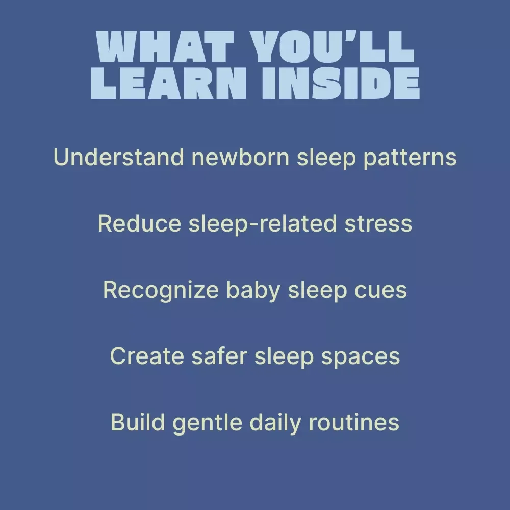 Parent’s Guide to Newborn Sleep Patterns – Gentle, Science-Based Guide for Understanding Newborn Sleep Patterns & Building Calm Early Routines