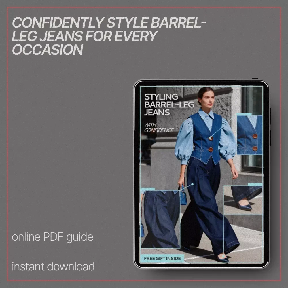 Styling Barrel-Leg Jeans with Confidence – Complete Fashion Guide | Easy Ways to Wear Barrel-Leg Jeans for Every Occasion
