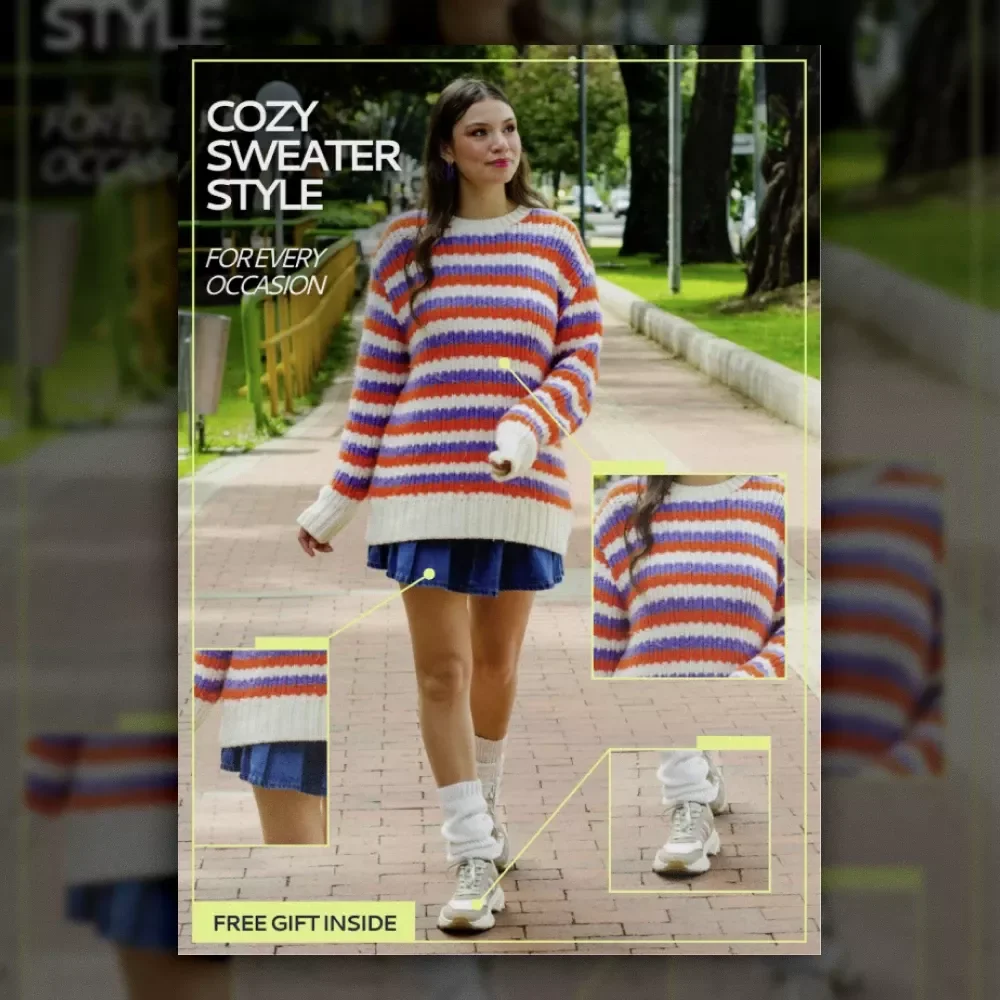 Cozy Sweater Style for Every Occasion – Ebook Guide on how to choose cozy but stylish sweaters, Layering Tips, Color Matching & Seasonal Outfit Ideas