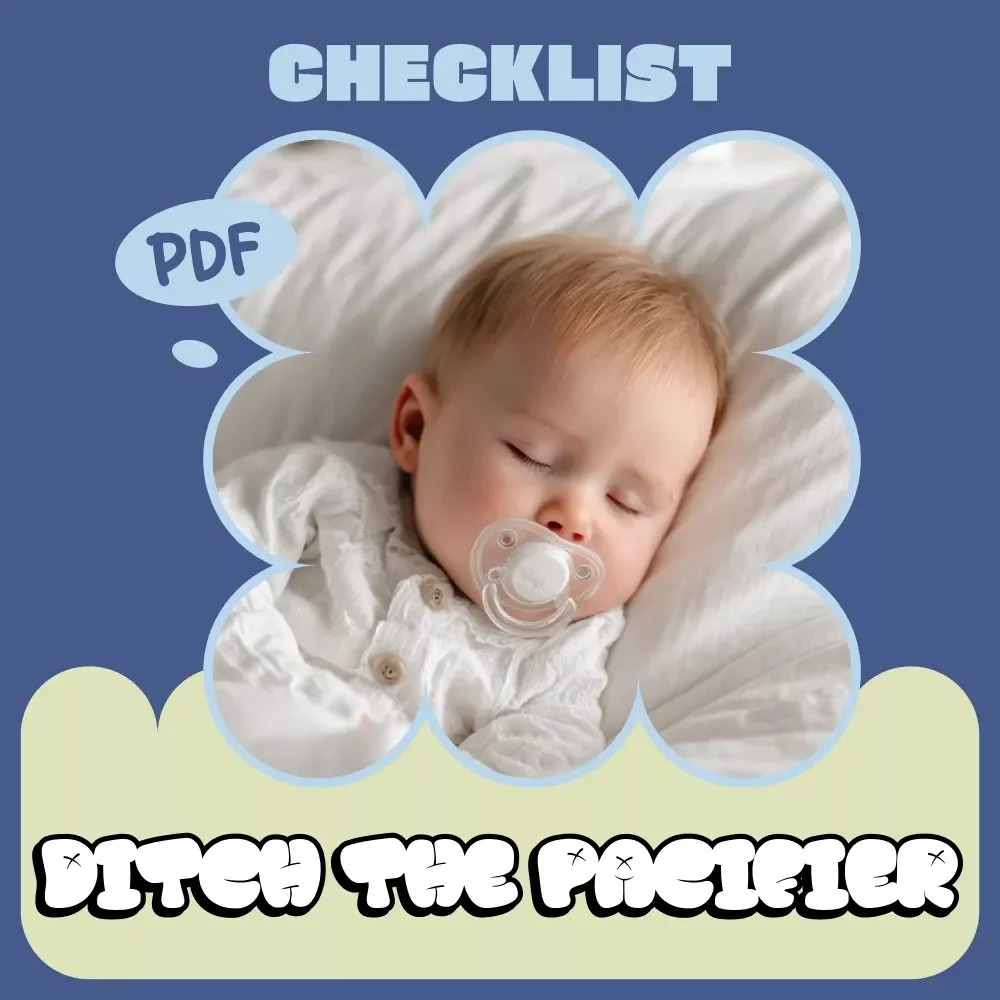 The Fun Checklist to Ditch the Pacifier – Playful Printable Guide for Parents | how to stop using a pacifier with Confidence