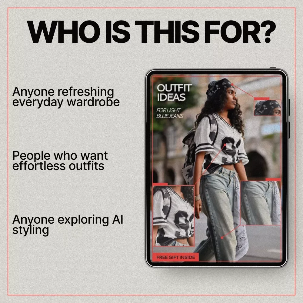 Outfit Ideas for Light Blue Jeans – Easy Everyday & Chic Styling Guide | Digital Fashion Guide Download