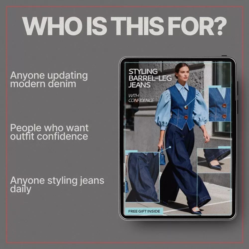 Styling Barrel-Leg Jeans with Confidence – Complete Fashion Guide | Easy Ways to Wear Barrel-Leg Jeans for Every Occasion