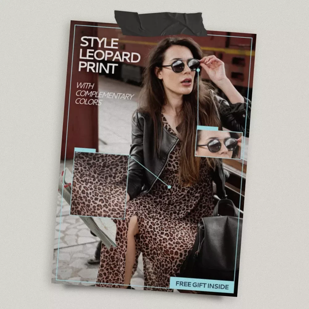 Style Leopard Print with Complementary Colors Checklist | What Colors Go With Leopard Print | Digital Fashion Guide