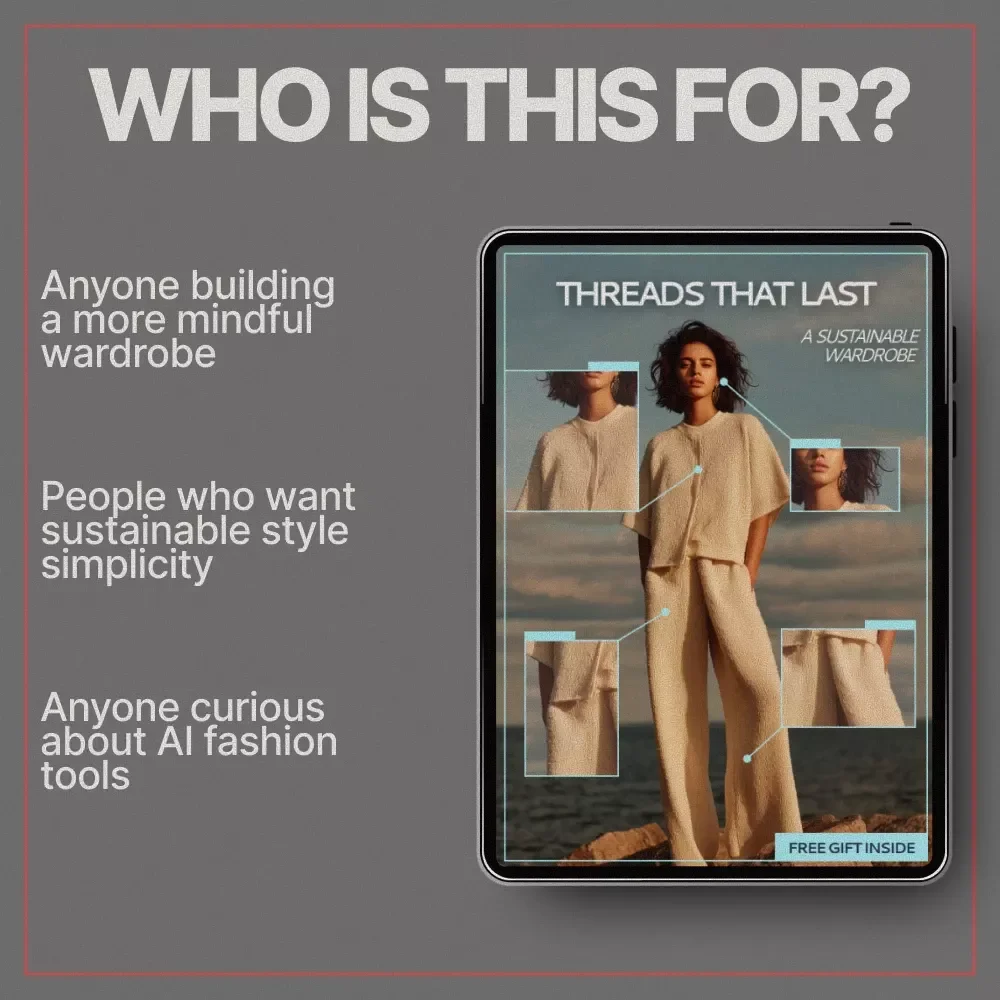 Threads That Last: A Sustainable Wardrobe – Practical Guide to What Clothes Are Good for Sustainable Wardrobe, Ethical Fashion, Capsule Closet & AI Outfit Planning