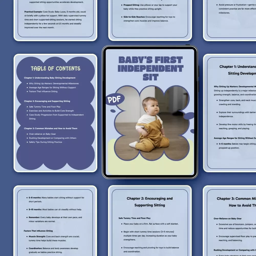 Baby’s First Independent Sit – Developmental Guide for Parents Wondering When Do Babies Sit Up Without Support