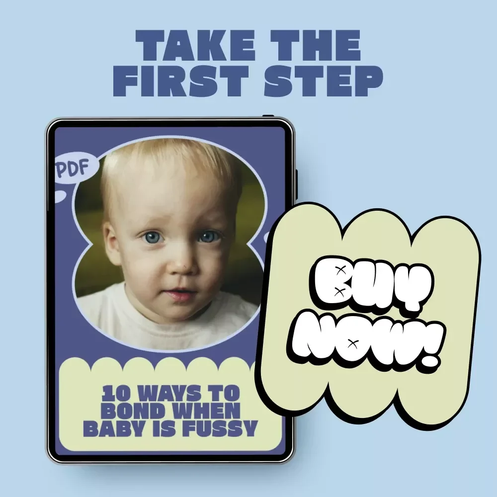 10 Ways to Bond When Baby is Fussy | Gentle Bonding Checklist for New Parents | How to Bond When Baby Is Fussy