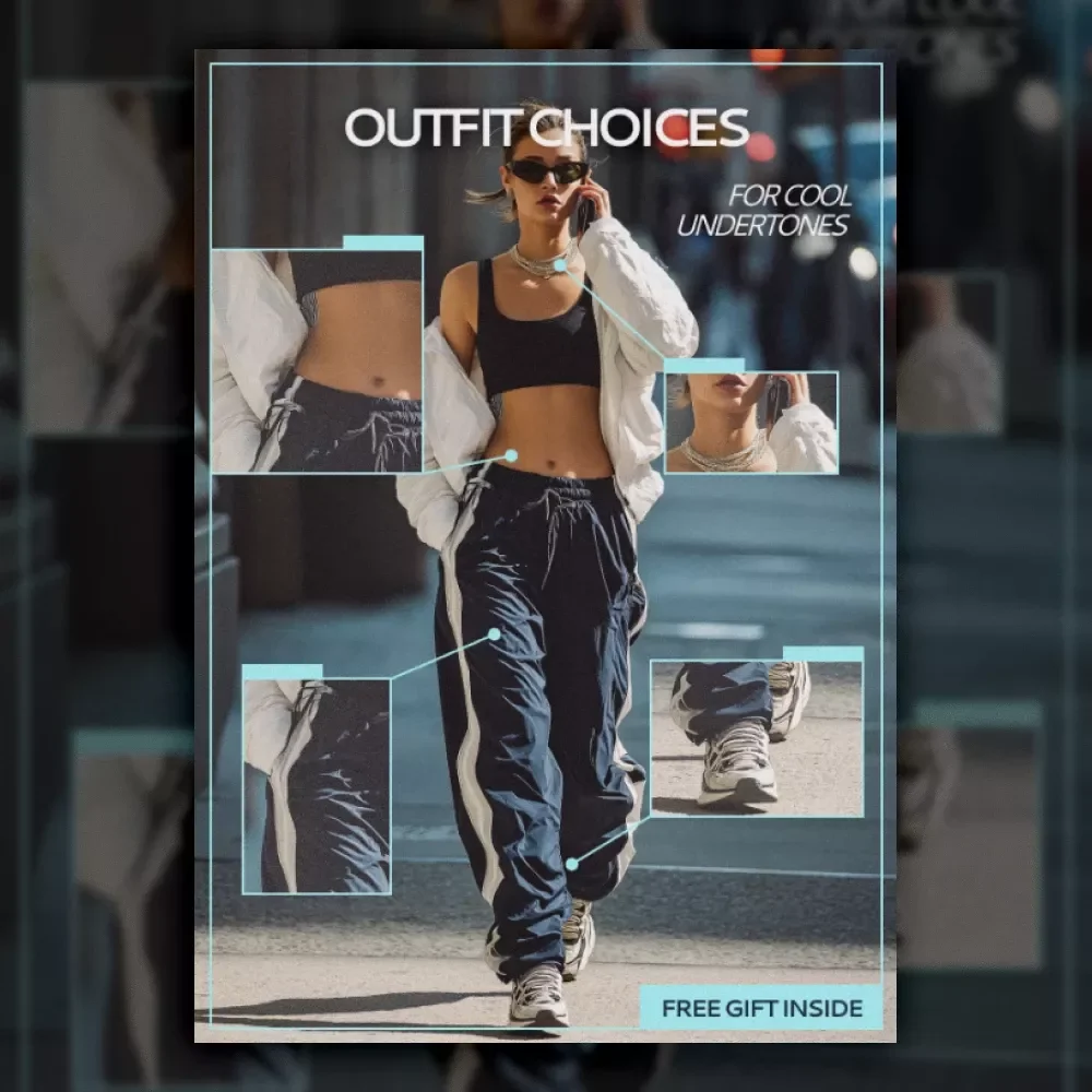 Outfit Choices for Cool Undertones – Ebook Guide to what outfit colors suit cool undertones, Build a Flattering Wardrobe with Confidence