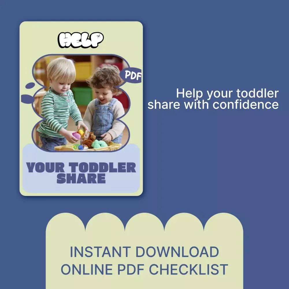 Help Your Toddler Share – Printable Checklist for Parents | how to help toddler share with others